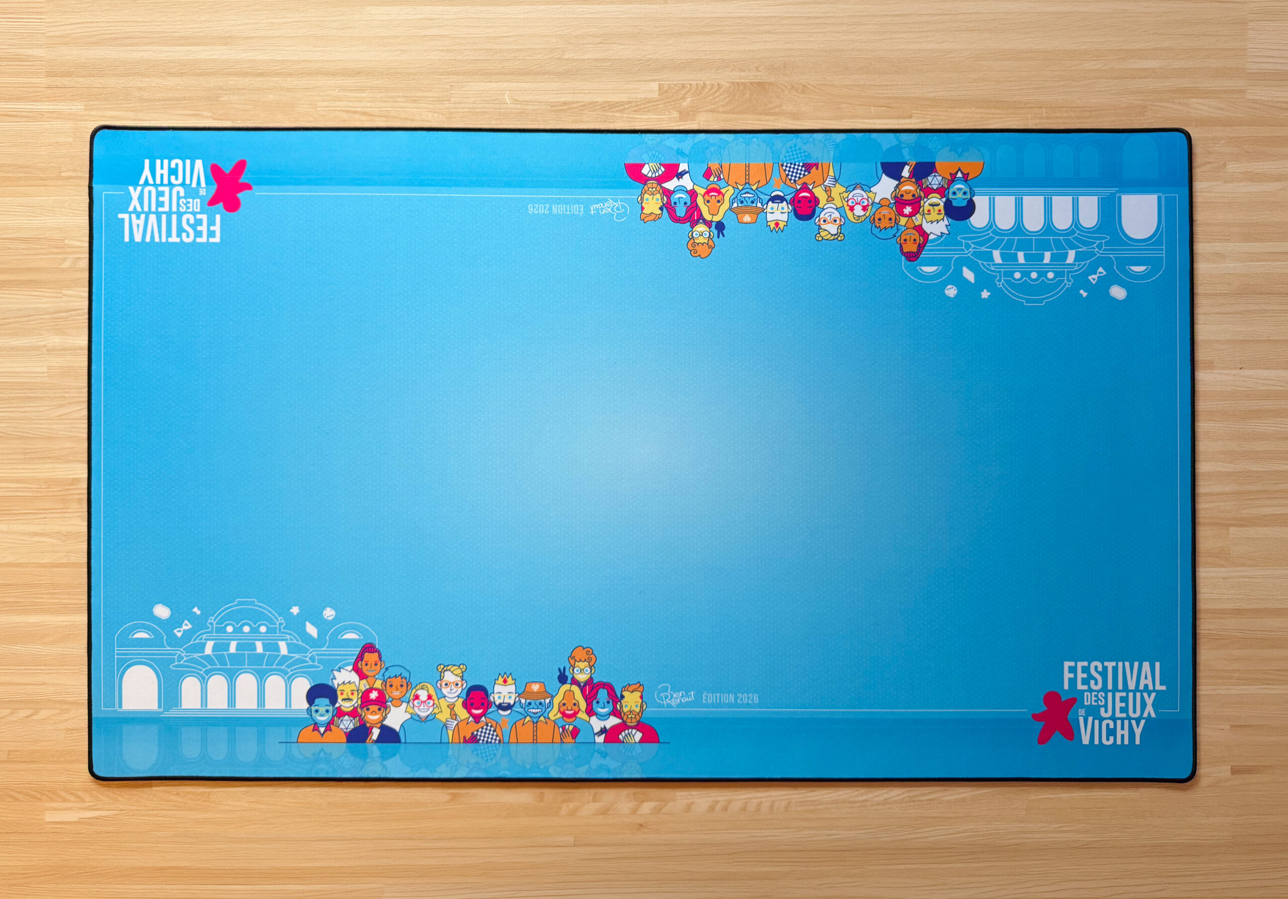 Tapis complet table rosée